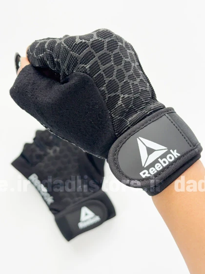 دستکش نیمه انگشتی بدنسازی زنانه Reebok