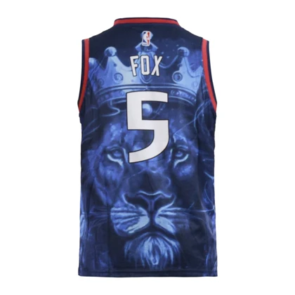 ست رکابی و شلوارک بسکتبالی نایک مدل Nike-DRI FIT-5B084 سرمه ای
