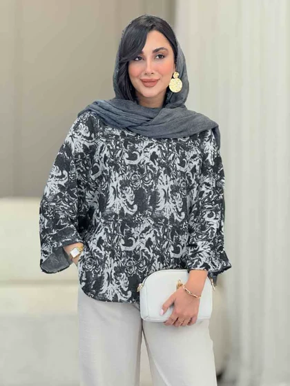 مانتو پانچ طرح دار