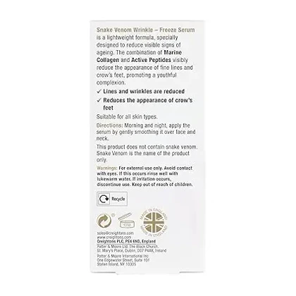 سرم سم مار ضد پیری بالانس تاریخ نزدیک BALANCE Snake Venom ANTI AGEING