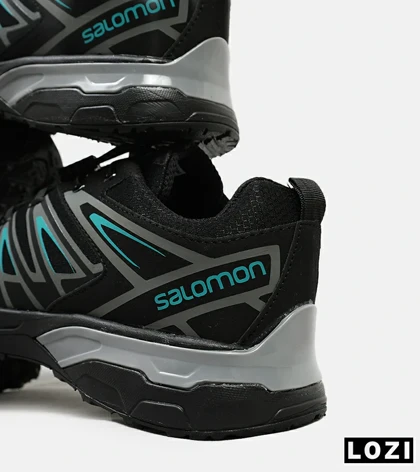 کفش کتانی بزرگ پا مشکی آبی سالومون Salomon X ULTRA