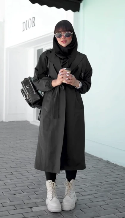 بارانی بلند زنانه