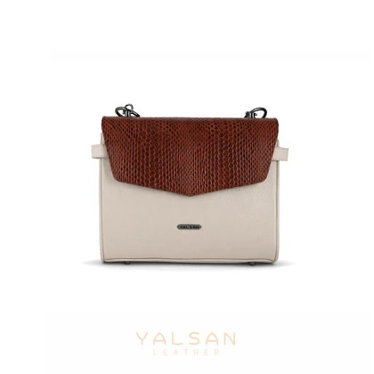 کیف دوشی و دستی زنانه چرم یلسان مدل ماژولار ستا کد 214-MC