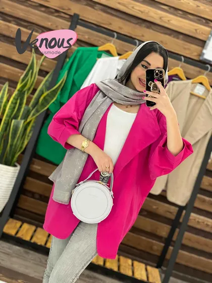 مانتو لینن کتی یقه آمریکایی