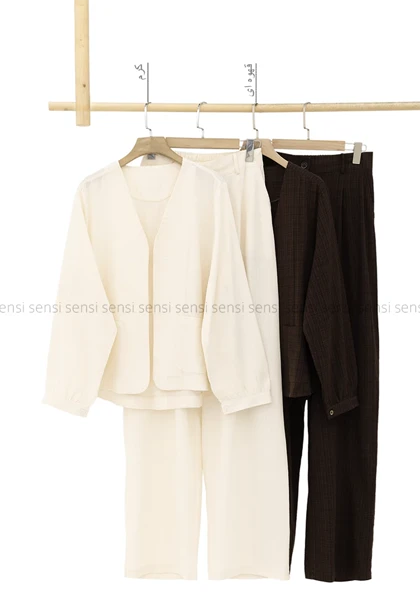 ست کت شلوار کادنزا کد1005252