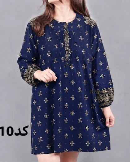 تونیک زنانه طرح اندونزی سایزبزرگ 7630