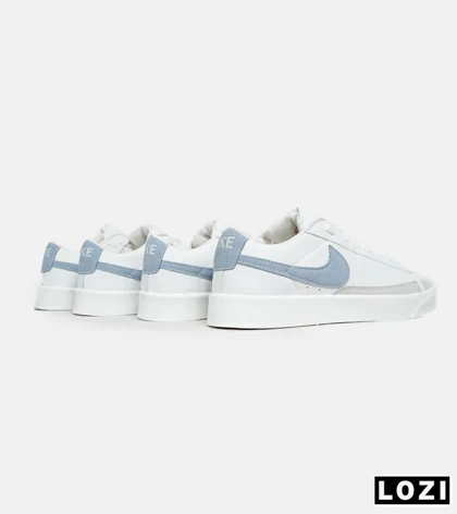 کفش نایک مردانه و زنانه سفید آبی Nike Blazer Low 77 مدل 6495