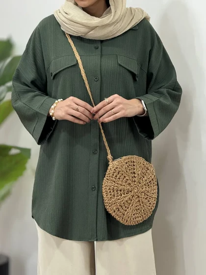 مانتو دکمه دار برکه 9