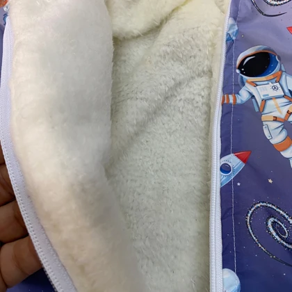 سویشرت تو خز طرح فضانورد