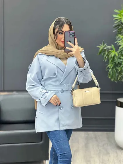 بارانی شش دکمه پشت پاگن