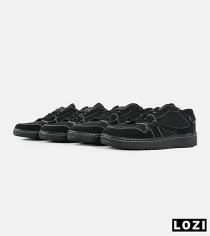 کفش کتانی مردانه مشکی NIKE travis scott