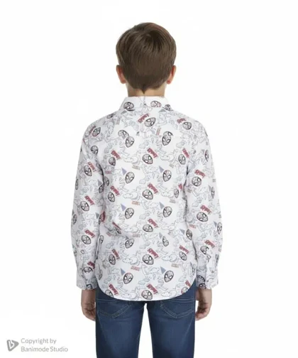 پیراهن پسرانه طرح مردعنکبوتی