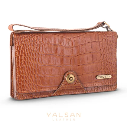 ست هدیه زنانه چرم یلسان مدل ساینا کد RDS-CHN-056-GC