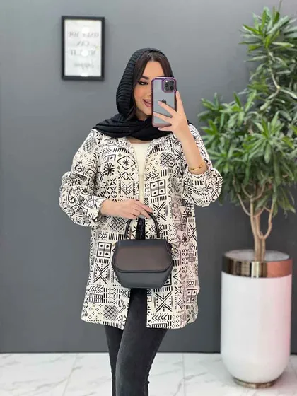 مانتو طرحدار سنتی