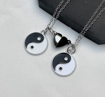 ست گردنبند یین و یانگ مگنتی