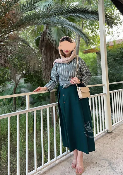 ست شومیز و دامن نیکا
