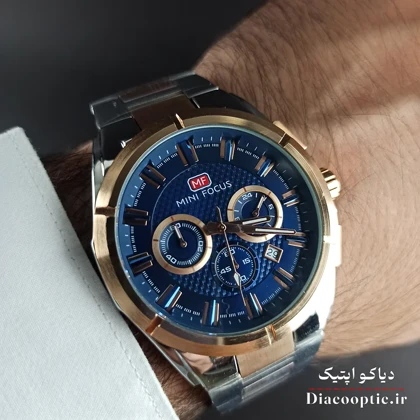 ساعت مچی مردانه اورجینال موتور ژاپنی برند مینی فوکوس سه موتور مدل Mf0495G.05