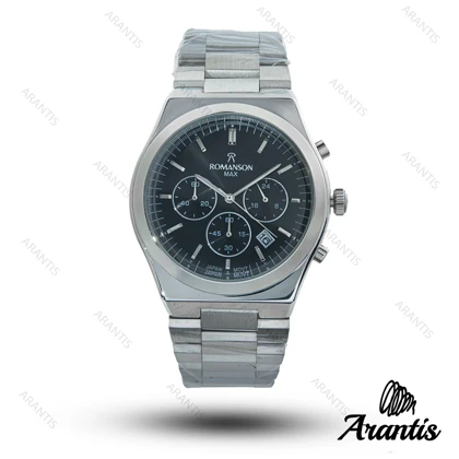 ساعت مردانه رومانسون مکس سیلور صفحه مشکی m-10231