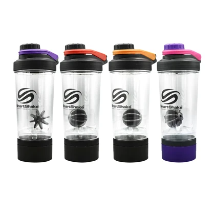 شیکر دو تیکه اسمارت شیک مدل Smartest شفاف ظرفیت 0.5 لیتر