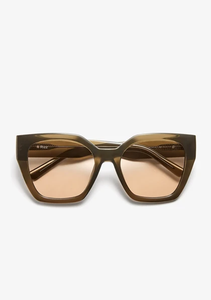 عینک آفتابی دی فرانکلین مدل D.franklin Rizz Dark Green / Green