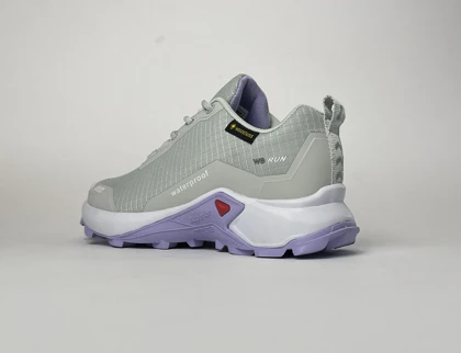 کفش ضدآب آی رانر طوسی بنفش I - Runner رویه برزنتی