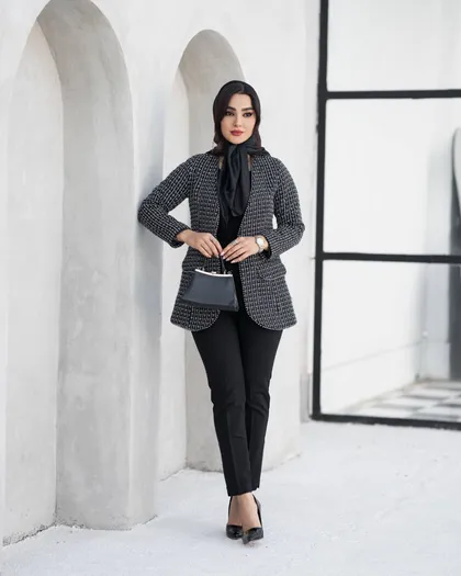 شنل مدل یقه 7 مرواریدی کد 2209