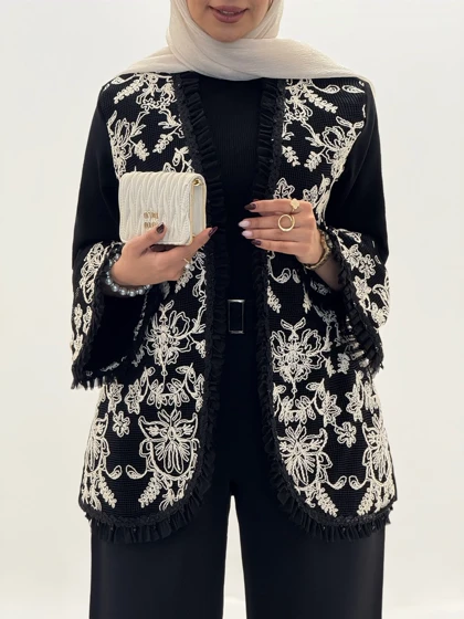 4221-کت سوزن دوزی لوکس