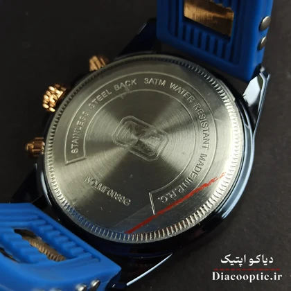 ساعت مچی مردانه اورجینال موتور ژاپن برند مینی فوکوس سه موتور مدل Mf0089G.04 بند رابر