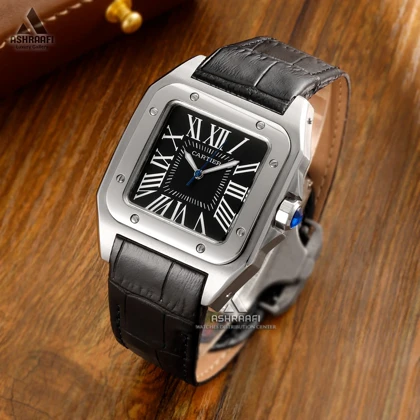 ساعت مردانه کارتیه Cartier Santos 100-SK2