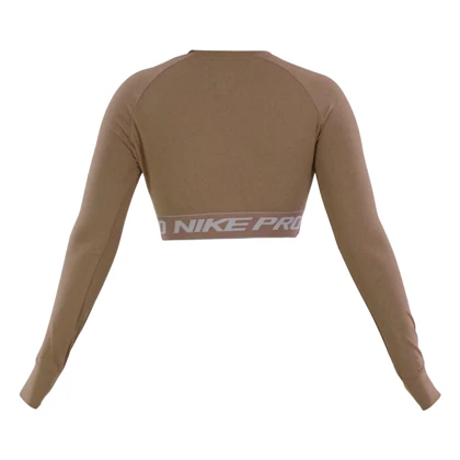 ست نیم‌تنه و کشاله بند ورزشی زنانه مدل Dri Fit-612 نسکافه ای