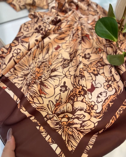 روسری کلاسیک ابریشم کد 03