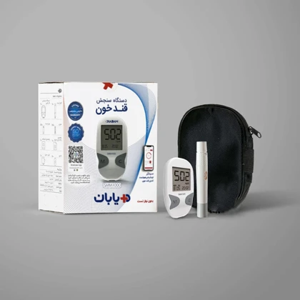 دستگاه تست قند خون دیابان ( diaban ) مدل SMM1000 به همراه نوار تست قندخون چهار بسته 50 عددی