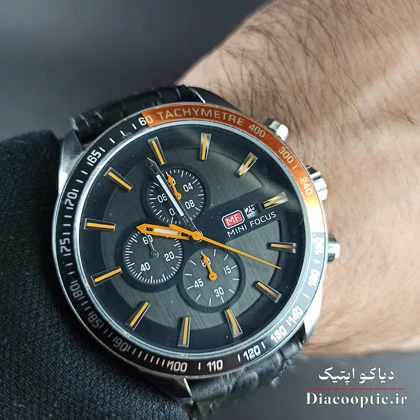 ساعت مچی مردانه اورجینال موتور ژاپن برند مینی فوکوس مدل Mf0029G.2 بند چرم