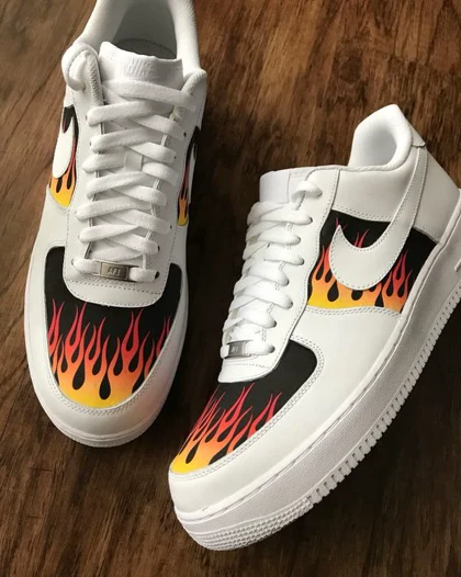 کفش اسپرت کاستوم کتانی ایرفورس air force طرح Fanart نایک nike کد 160825