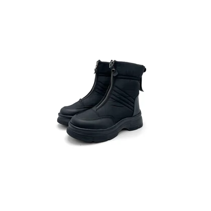 کفش نیم بوت زنانه کاپشنی جلو زیپ مدل 0116_Boots