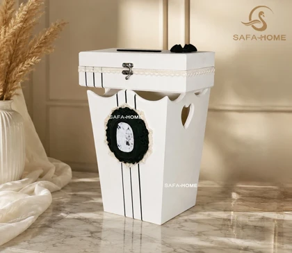 ست میز چرخ دوژان طرح راه مشکی