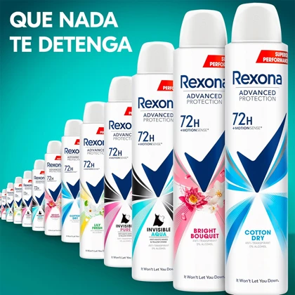 اسپری ضد تعریق زنانه رکسونا Rexona مدل Cotton Dry 72h حجم 200ml