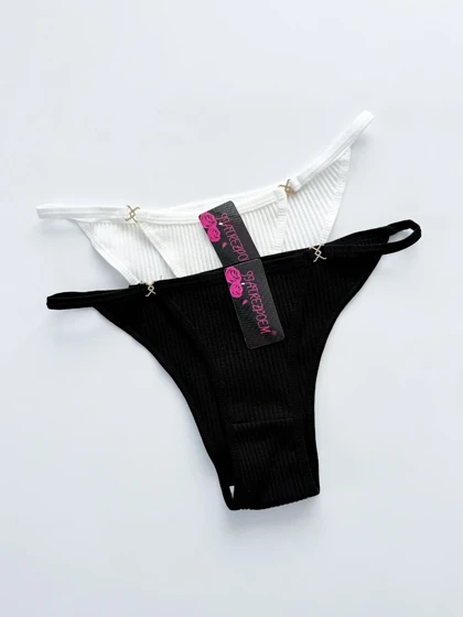 شورت کبریتی تانگ سگک دار