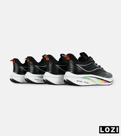 کفش کتانی مشکی Saucony Ride Review v.2 مدل 7389