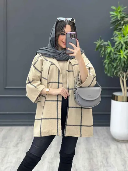 پالتو خفاشی بغل دکمه