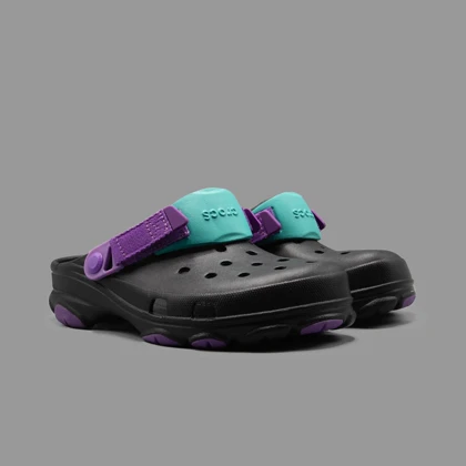 کراکس آل ترین مشکی بنفش Crocs All Terrain Black-Purple