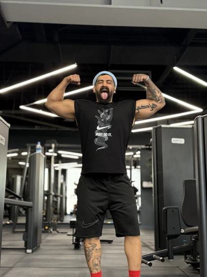 رکابی نایک حلقه‌ای وست مشکی nike