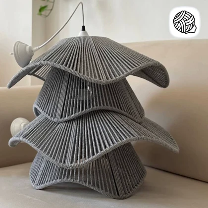 لوستر لاله نخ مکرومه سایز 50