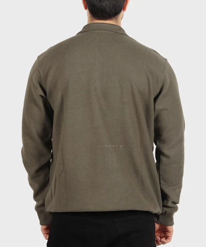 دورس نیم زیپ مردانه یقه سه سانت 0642