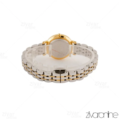 ساعت دنیل ولینگتون زنانه دو رنگ طلایی نقره ای صفحه سبز 104940