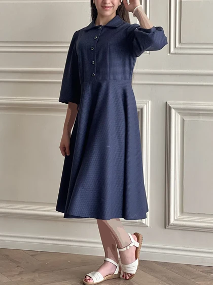 پیراهن یقه شکاری