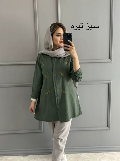 مانتو لینن لاله ( دارای ایراد جزیی )