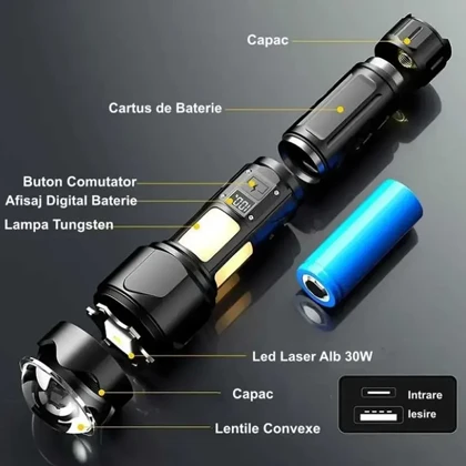 چراغ قوه پلیسی X-BALOG SY2305-TG