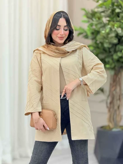مانتو برش‌دار بغل چاک