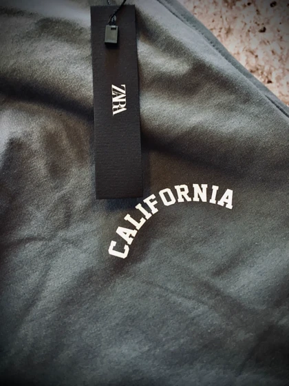 شلوار جاگر نیم بگ پارچه سنگین دورس دونخ مدل CALIFORNIA _ طوسی
